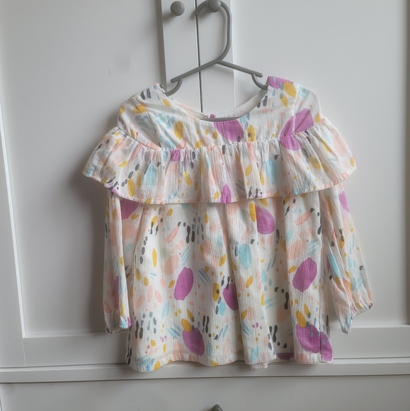 Flowy print toddler blouse - Picture 1 of 6